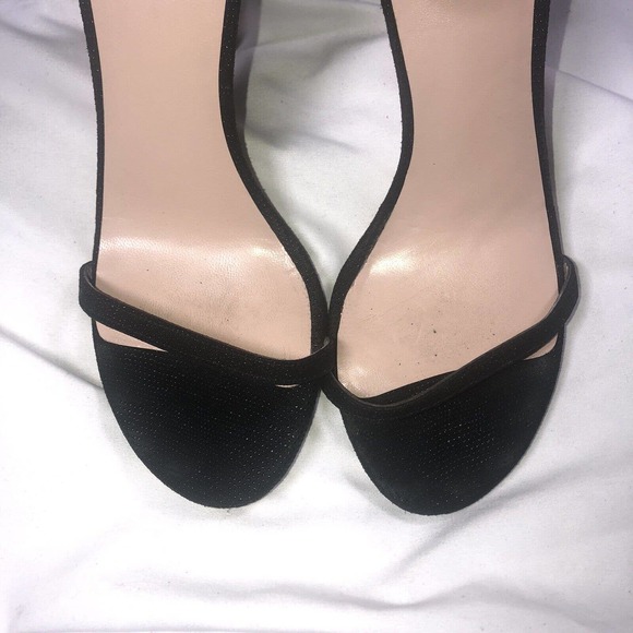 Stuart Weitzman Womens Nudistsong Black Ankle Strap Heels Size 9M - Picture 3 of 11